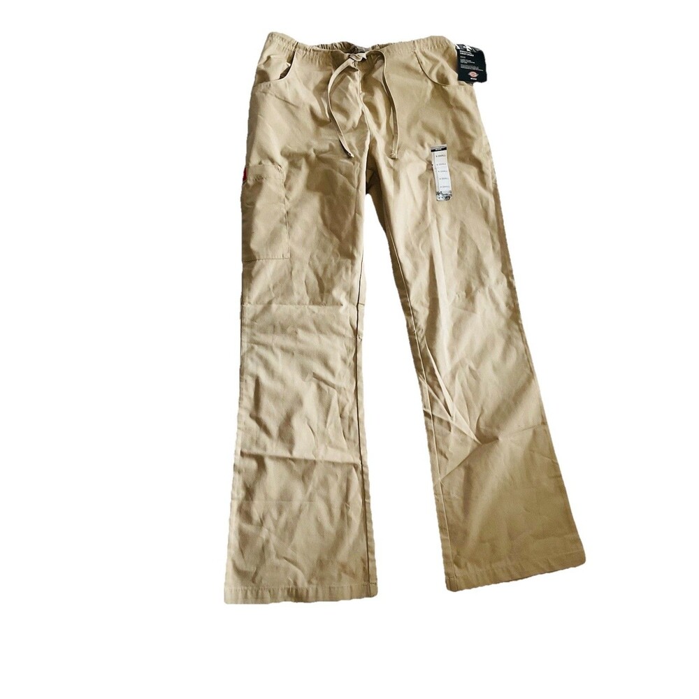 Dickies EDS Signature Scrubs Cargo Pants Women’s Elastic Waist Pull-On Size XS